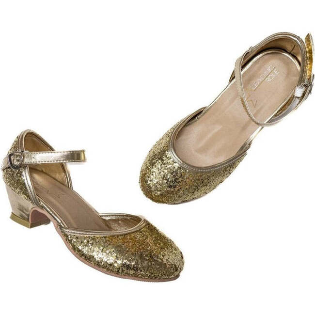 A Leading Role Gold Sparkle Heels - Costume Accessories - 2