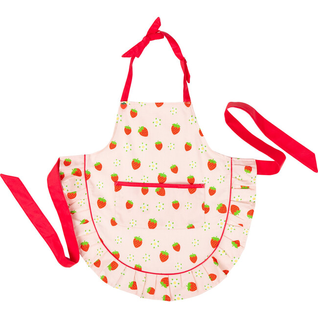 Adult Strawberry Shortcake Premium Fashion Cooking Apron, Pink