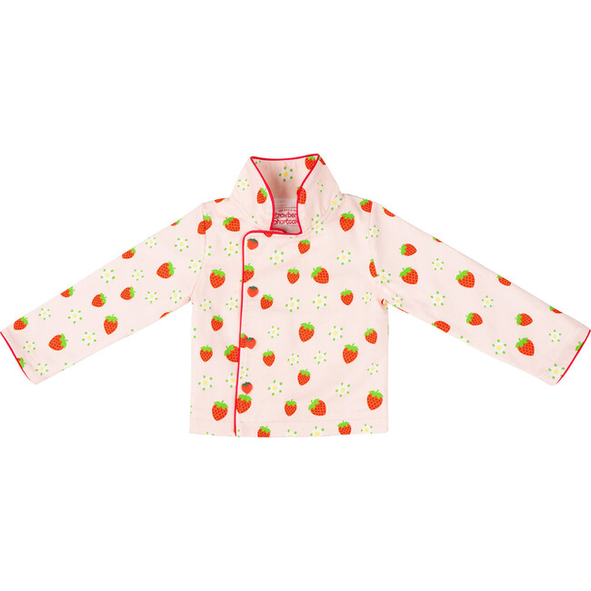 Adult Strawberry Shortcake Premium Cooking Jacket, Pink