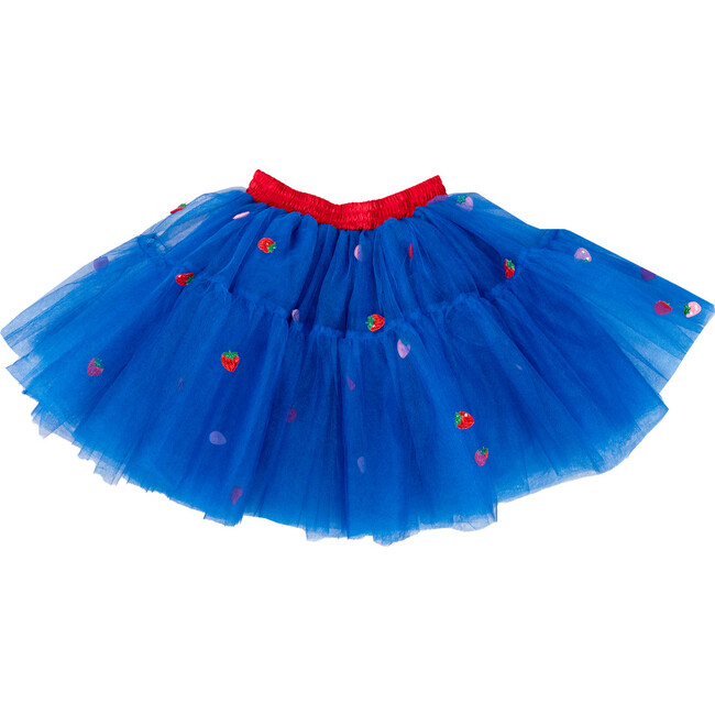 Women's Strawberry Shortcake Premium Berry Tulle Skirt, Blue - Costumes - 4