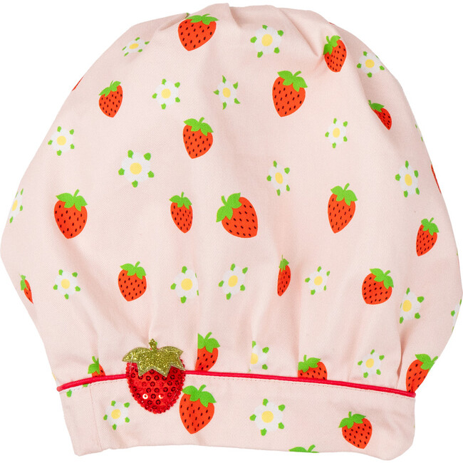 Adult Strawberry Shortcake Premium Tall Chef Hat, Pink - Costume Accessories - 2