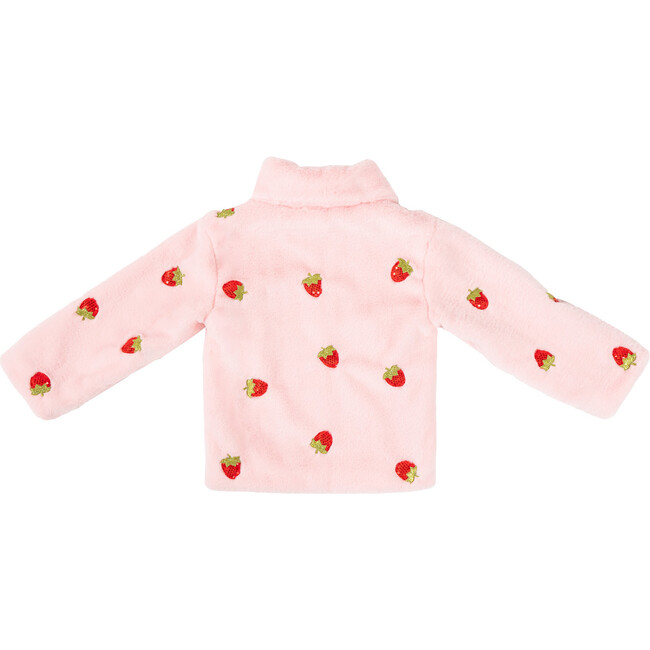 Kids Strawberry Shortcake Premium Berry Cuddly Zip-Up Jacket, Pink - Costumes - 4