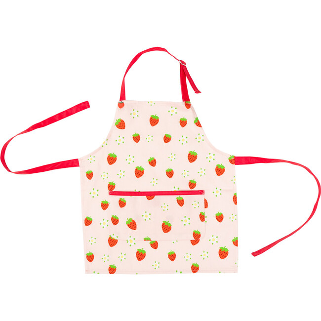 Adult Strawberry Shortcake Premium Classic Cooking Apron, Pink - Costumes - 2