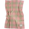 Vichy Organic Cotton Blanket, Blush & Mint - Blankets - 1 - thumbnail