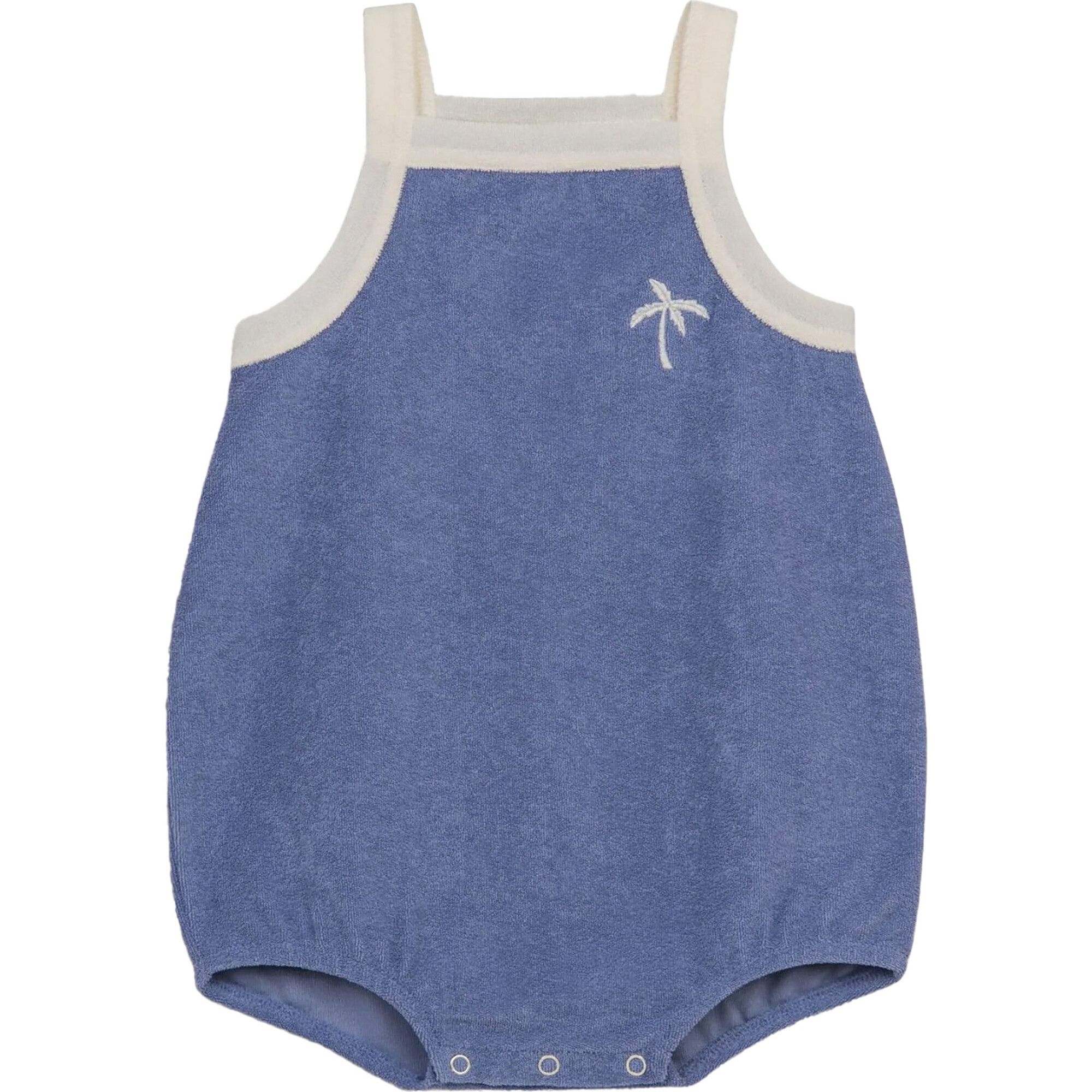 Terry Oversized Romper, Berry Breeze - Rompers - 1