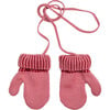 Merino String Mittens, Cherry Frost - Gloves - 1 - thumbnail