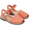 Menorcan Nubuck Velcro Sandals, Cinnamon - Sandals - 1 - thumbnail