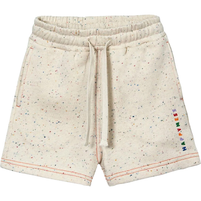 Dotted Drawstring Shorts, Confetti