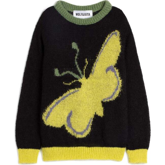 Oscar Long Sleeve Knitted Jumper, Butterfly