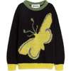 Oscar Long Sleeve Knitted Jumper, Butterfly - Sweaters - 1 - thumbnail