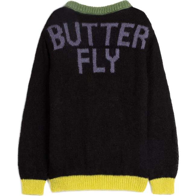 Oscar Long Sleeve Knitted Jumper, Butterfly - Sweaters - 5