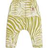 Baby's Nelson Relaxed Fit Sweatpants, Zebra Olive - Sweatpants - 1 - thumbnail