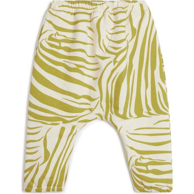 Baby's Nelson Relaxed Fit Sweatpants, Zebra Olive - Sweatpants - 2