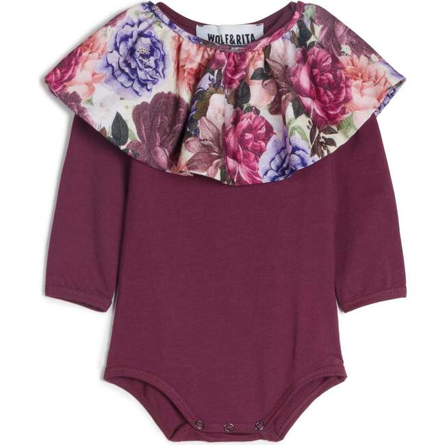 Baby's Aurora Long Sleeve Snap Button Bodysuit, Wallpaper
