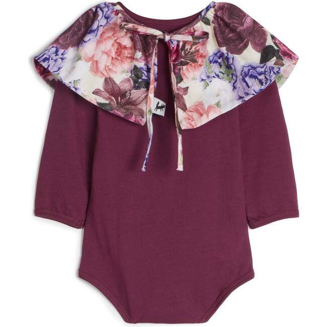 Baby's Aurora Long Sleeve Snap Button Bodysuit, Wallpaper - Bodysuits - 2