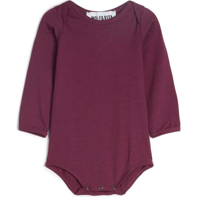 Baby's Aurora Long Sleeve Snap Button Bodysuit, Wallpaper - Bodysuits - 3