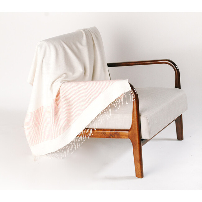 Creative Women Riviera Throw, Blush - Blankets - 2