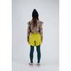 Aurelia Frill Leg Dyed Shorts, Velvet Lime - Shorts - 4