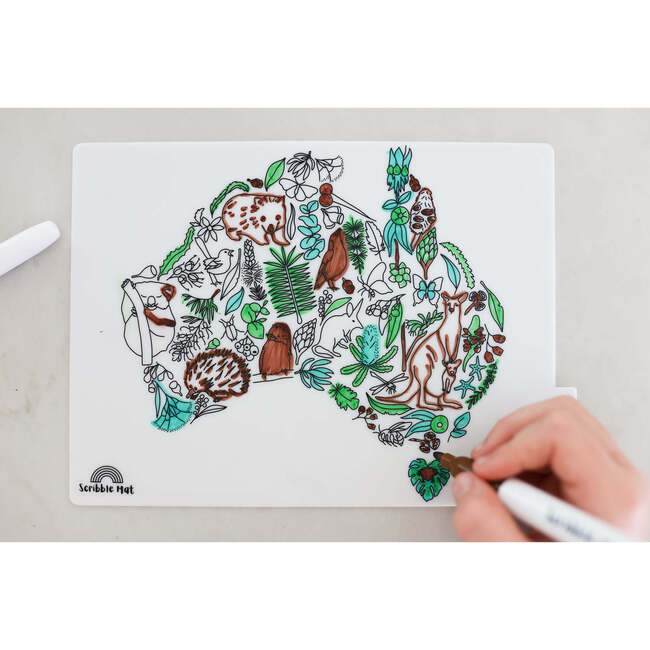 Australian Map - Arts & Crafts - 3