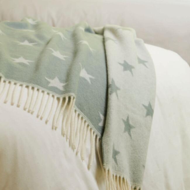 Super Soft Merino Baby Blanket, Star - Blankets - 2