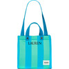 Lunch Bag, Blue Cabana Stripe - Lunchbags - 4