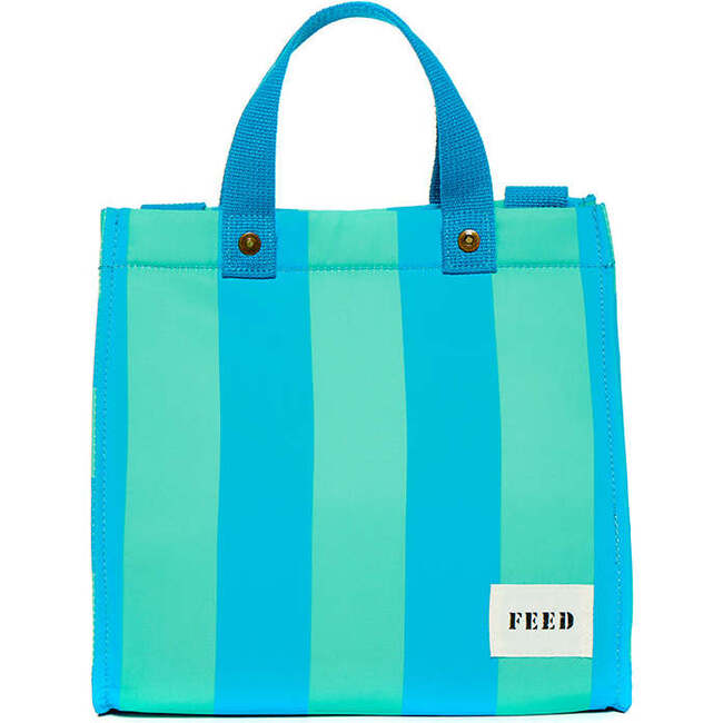 Lunch Bag, Blue Cabana Stripe - Lunchbags - 7
