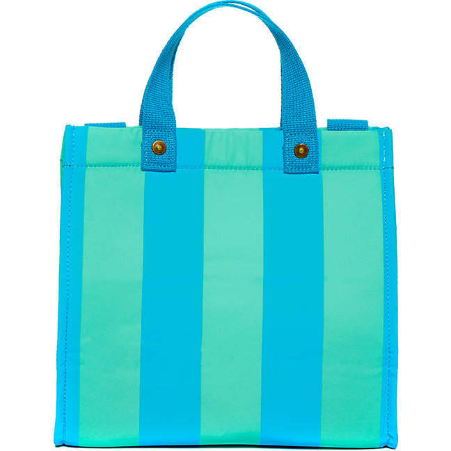 Lunch Bag, Blue Cabana Stripe - Lunchbags - 8