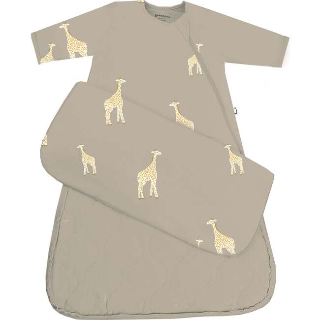 Wonderzip Long Sleeve Sleep Bag 2.5 Tog, Giraffe Maple