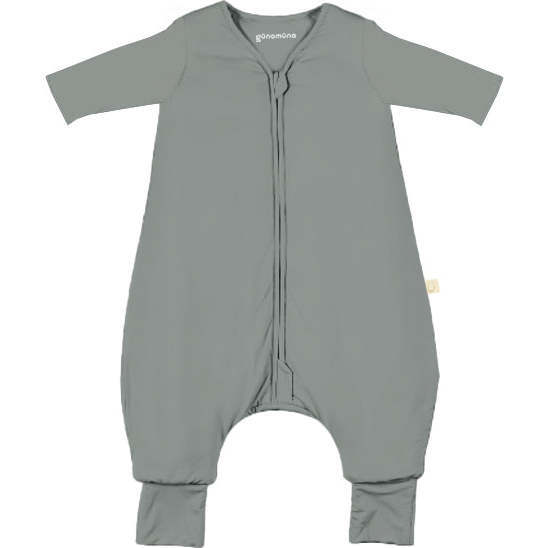 Long Sleeve Convertible Footie Sleep Bag 1.0 Tog, Sage - Sleep Sacks - 1