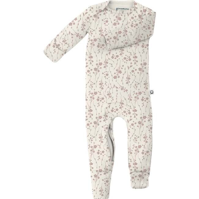 DiaperZip Convertible Footie Pajamas, Posie