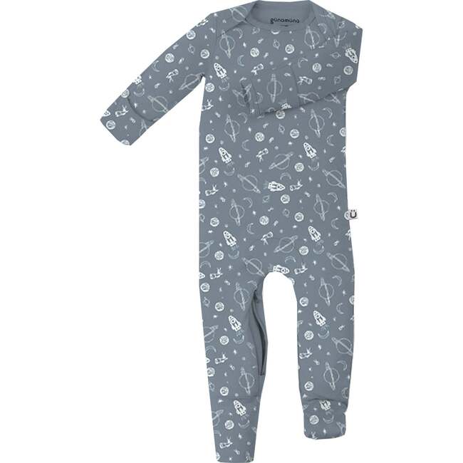 DiaperZip Convertible Footie Pajamas, Space