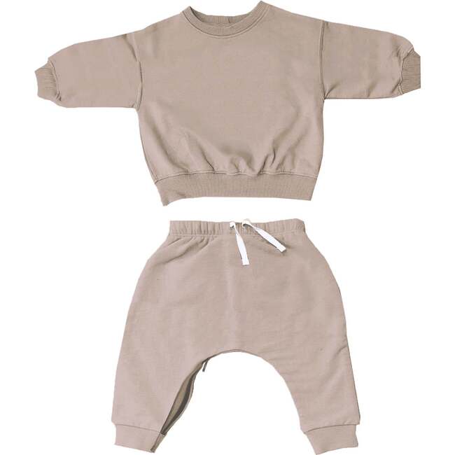 Baby's Bamboo Fleece Jogsuit, Sunset