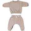 Baby's Bamboo Fleece Jogsuit, Sunset - Mixed Apparel Set - 1 - thumbnail