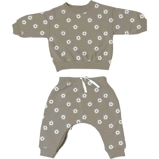 Baby's Bamboo Fleece Jogsuit, Sunny