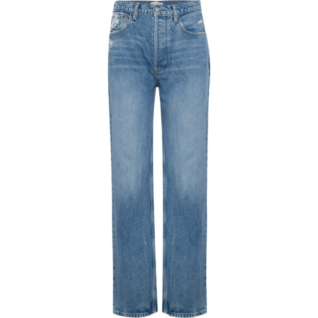 The Ziggy High-Rise Relaxed Fit Straight Leg Jeans, Silverado