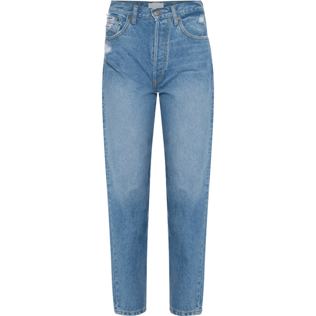The Toby High-Waist Tapered Fit Straight Leg Jeans, Silverado