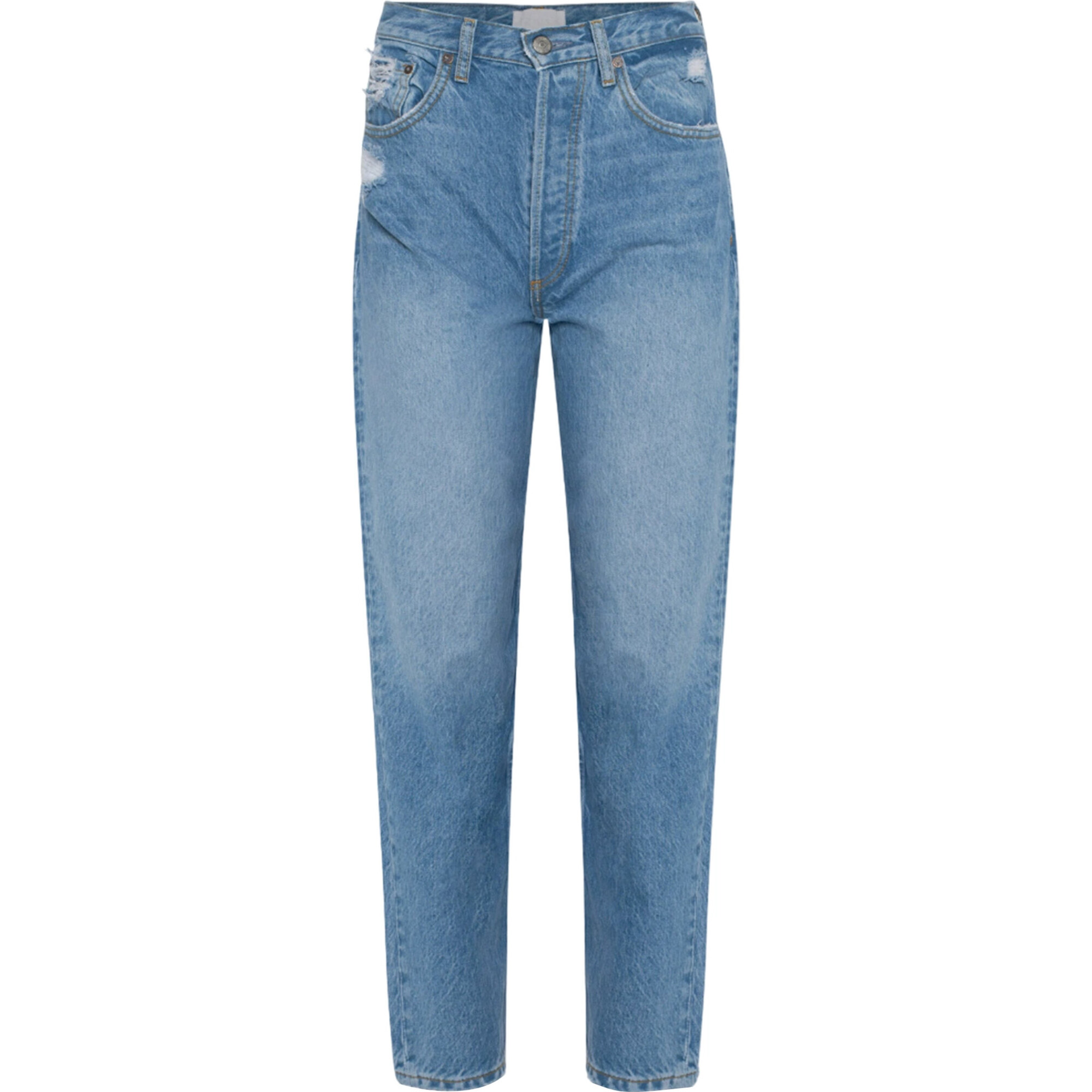 The Toby High-Waist Tapered Fit Straight Leg Jeans, Silverado - Jeans - 1