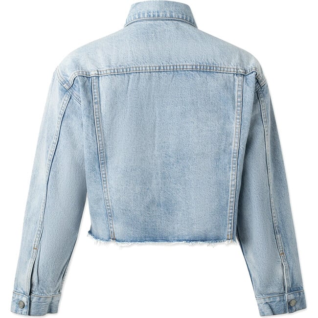 The Harvey Raw Hem Cropped Denim Jacket, She's All That - Jackets - 2