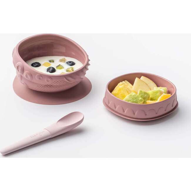 Sensory Baby Bowl - Raspberry - Food Storage - 2