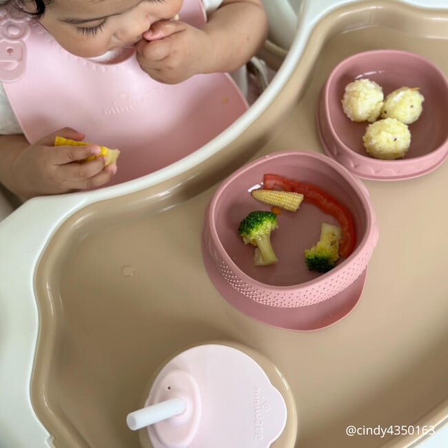 Sensory Baby Bowl - Raspberry - Food Storage - 5