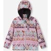 Kid's Vantti Waterproof Softshell Jacket, Pale Rose - Jackets - 3