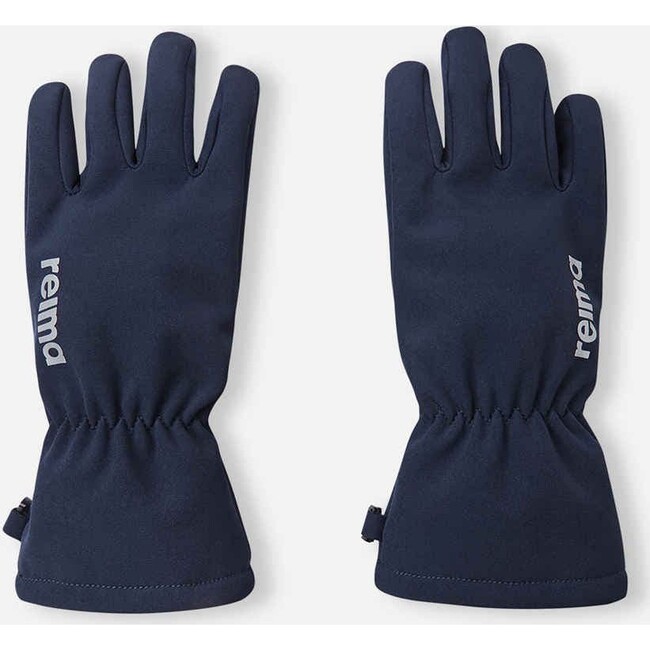 Kid's Tehden Waterproof Softshell Gloves, Navy