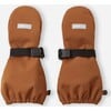 Kid's Reimatec Askare Waterproof Fleece Lined Mittens, Cinnamon Brown - Gloves - 1 - thumbnail