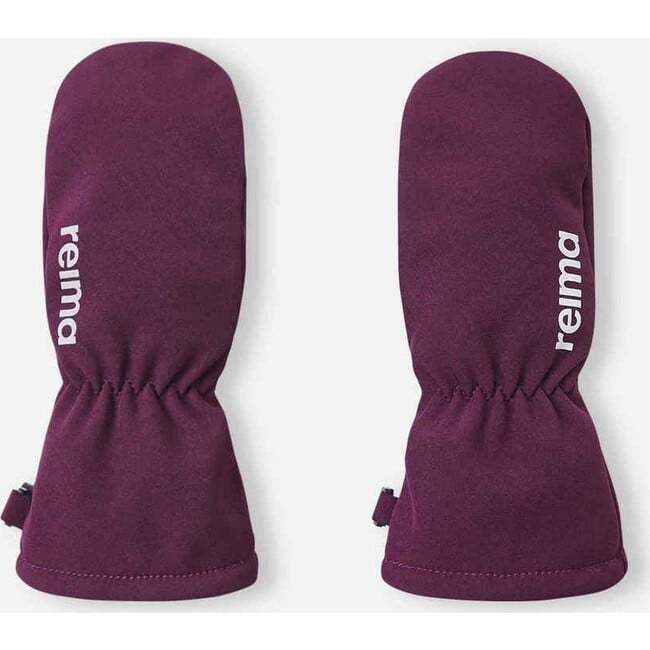 Kid's Osaten Waterproof & Dirt-Repellent Softshell Mittens, Deep Purple