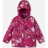 Kid's Reimatec Hede Waterproof Jacket, Cool Burgundy - Jackets - 3