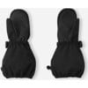 Kid's Reimatec Askare Waterproof Fleece Lined Mittens, Black - Gloves - 2