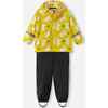 Kid's Moomin Plask Rain Jacket & Pant Set, Yellow - Two Pieces - 1 - thumbnail