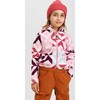 Kid's Haave Reverse Knit Fleece Full Zip Hoodie, Grey & Pink - Sweatshirts - 2