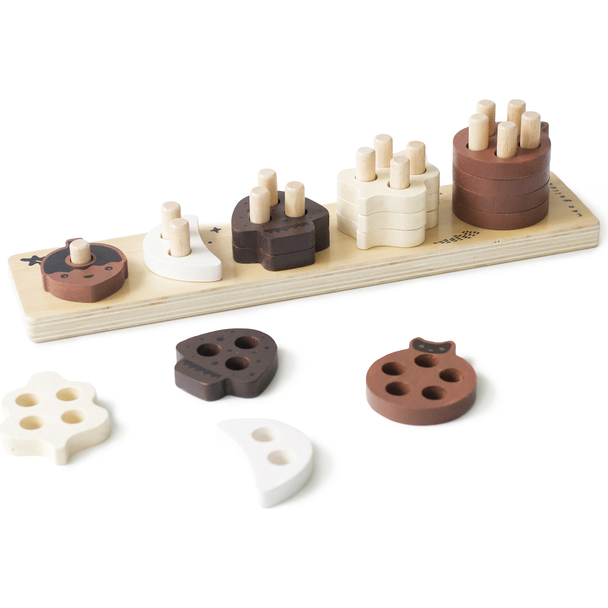 Wee Gallery Count and Stack Toy - Developmental Toys - 1