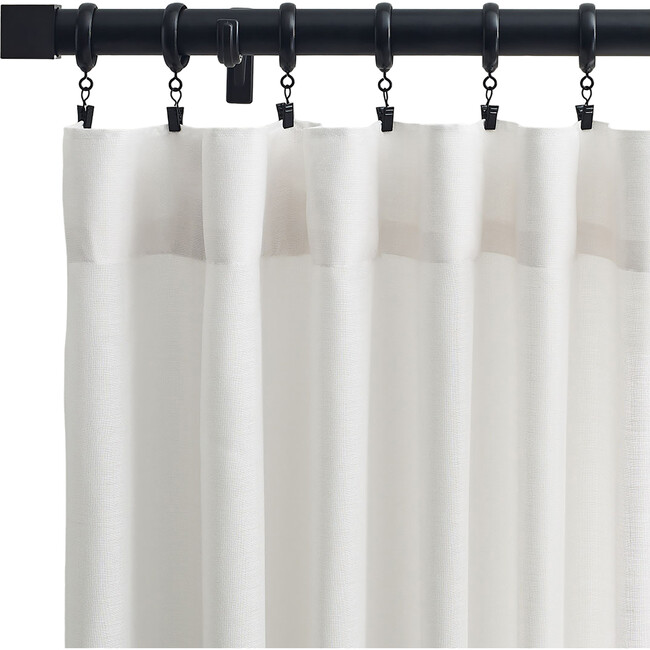 Lina Sheer UV Protection Curtain​​, Natural - Window Treatments - 1